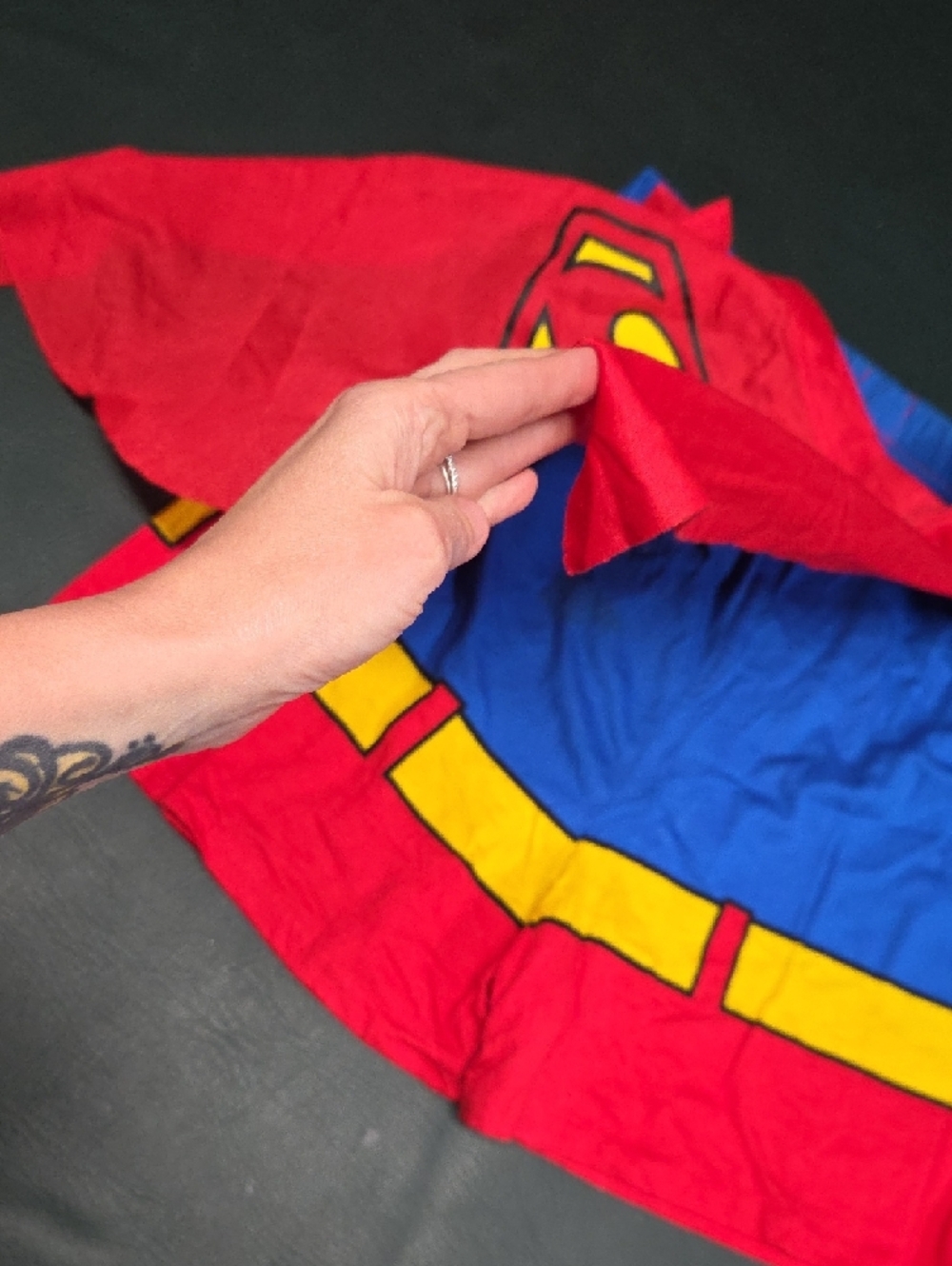 **DC Comics Superman Lounge Shorts in Blue, Red, Yellow** - Picture 4 of 4